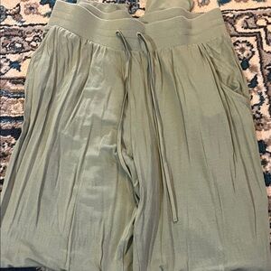 Victoria's Secret Olive Green Lounge Pants and Top Set
